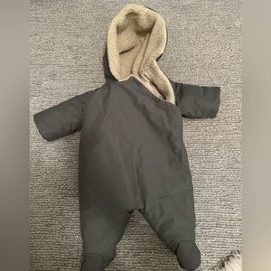 Bonpoint - baby lined hooded snowsuit // size 3M